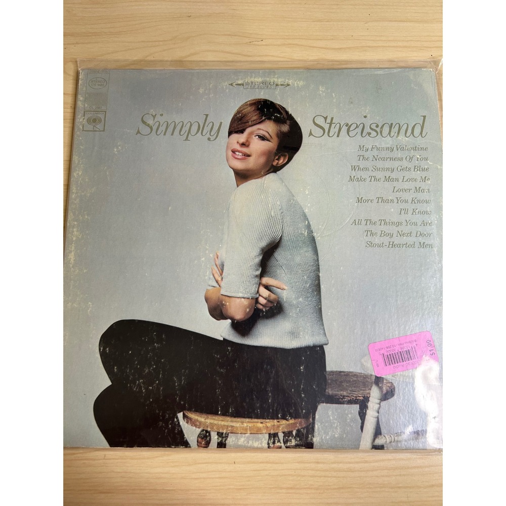 Barbra Streisand Simply Streisand Vinyl LP Columbia CS 9482 360 Sound Stereo